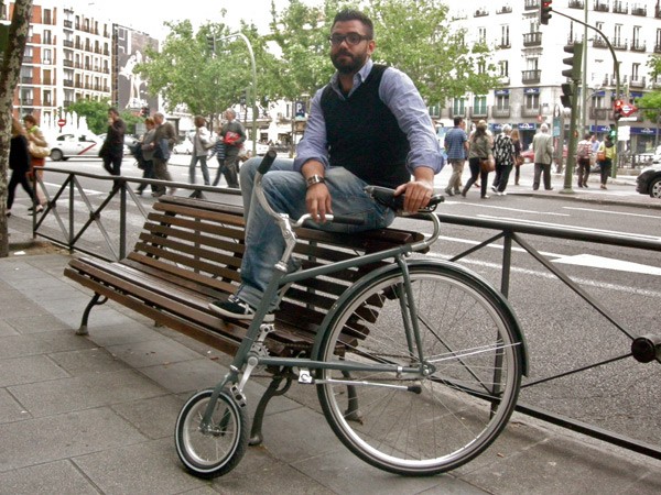 Francisco José Magallón Barreiro con su Velocino (Foto: Stefano Nicoli)