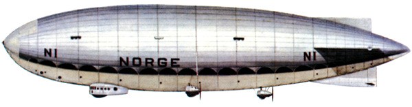 El dirigible italiano Norge realizó la primera travesía por el Polo Norte.