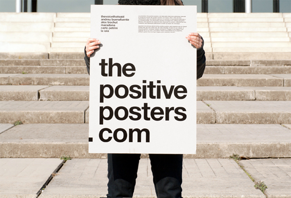 Positive posters por Bisgrafic