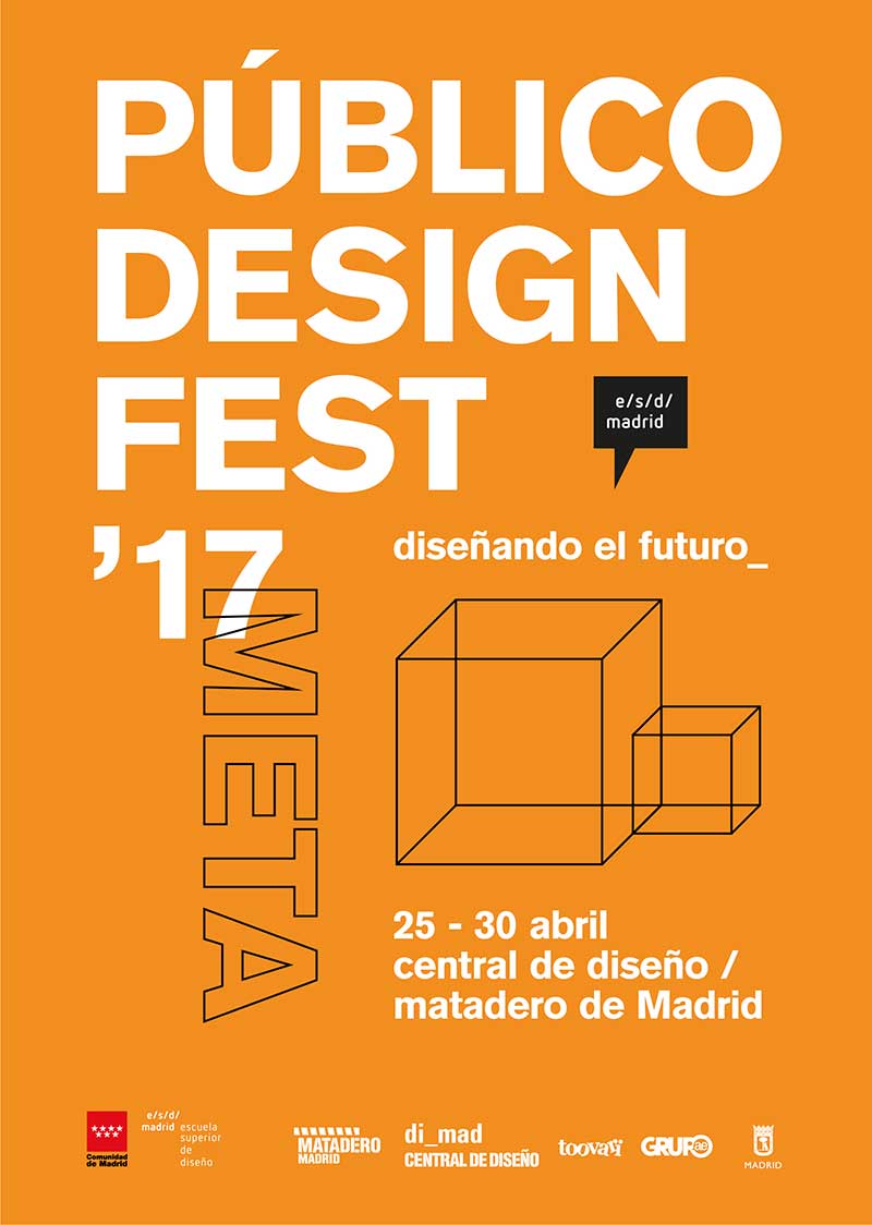 Público Design Fest, festival de diseño público de Madrid. Del 25 al 30 de abril
