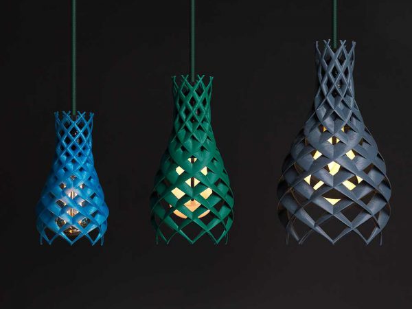 Ruche, impresión 3D en la colección de luminarias de Plumen y Hook Phanthasuporn