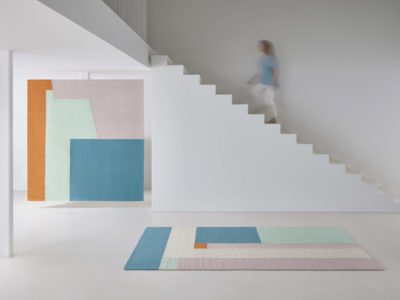 Weave: lana, geometría y color en las alfombras de Helena Rohner para GAN